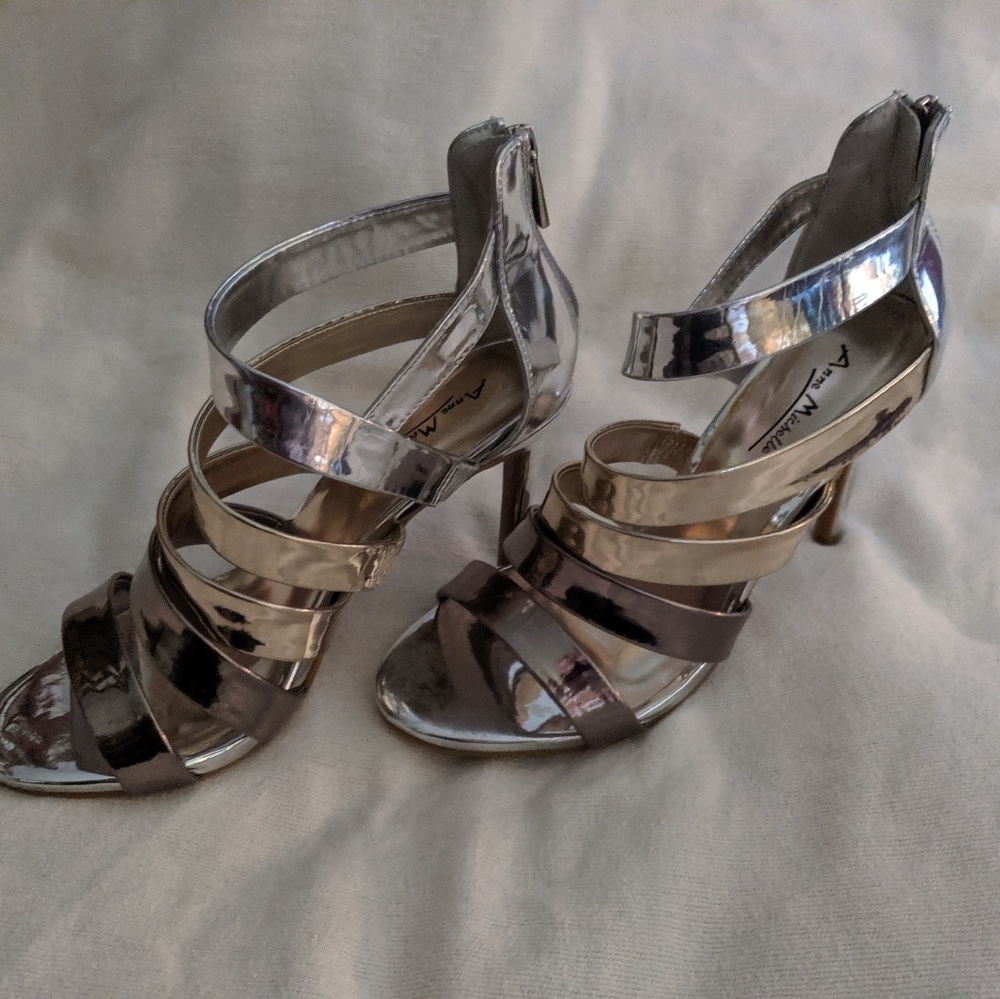 Anne Michelle - Only Love Silver High Heels